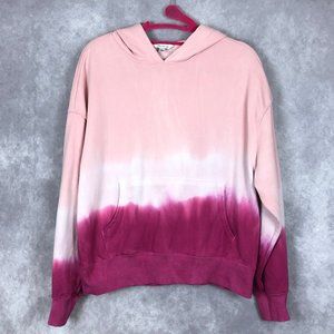 WildFox Olivia Hoodie Pink Sherbert Tie Dye Size XS